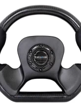 NRG Carbon Fiber Steering Wheel with Leather Accent 320mm 2-Tone Carbon                                     - ST-X10CF - Image 3