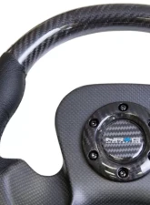NRG Carbon Fiber Steering Wheel with Leather Accent 320mm 2-Tone Carbon                                     - ST-X10CF - Image 3