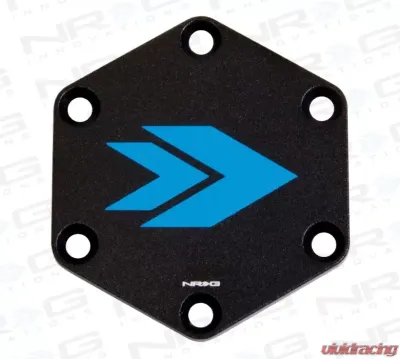 NRG Hexagonal Horn Delete Button Steering Wheel Cap NRG Logo - STR-610BK