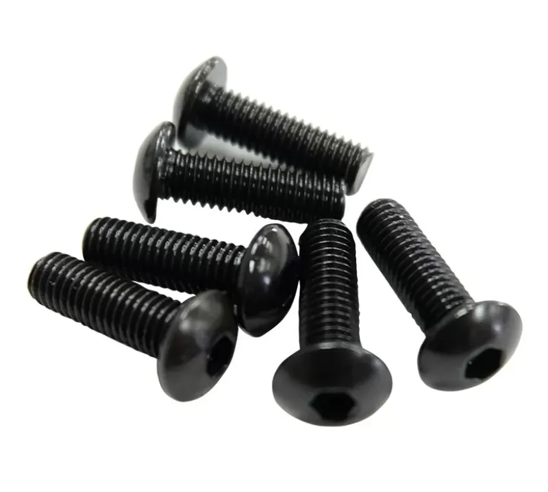 NRG Steering Wheel Screw Kit Upgrade Black Conical - SWS-100BK-1