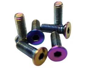 NRG Steering Wheel Screw Kit Upgrade Neochrome Conical
