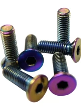 NRG Steering Wheel Screw Kit Upgrade Neochrome Conical                                     - SWS-100MC - Image 2