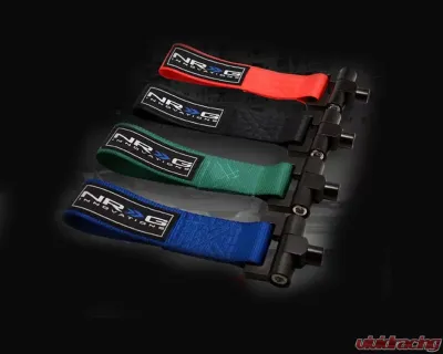 NRG Green Bolt In Tow Strap Honda S2000 | Fit 2000-2009 - TOW-130GN