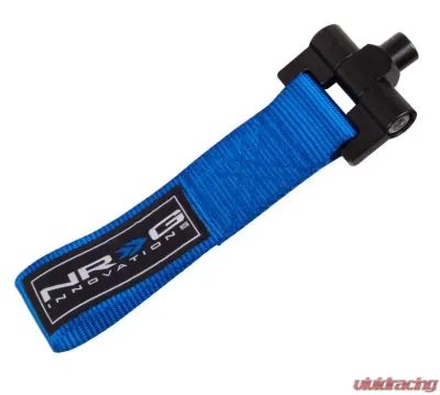 NRG Bolt-in Tow Strap Blue Hyundai Genesis 2009-2016 - TOW-160BL