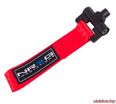 NRG Bolt-in Tow Strap Red Mazda 3 | Mazdaspeed 3 2004-2007 - TOW-163RD