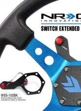 NRG Steering Single Switch Extended Kit Black                                     - WSS-100BK - Image 2