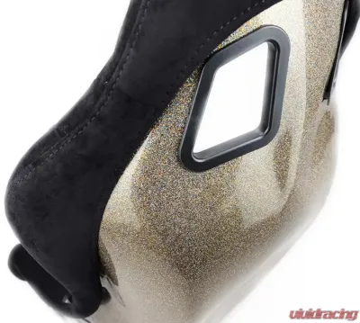 NRG Ultra Edition Bucket Seat Fiber Glass Medium Black - FRP-303BK-ULTRA