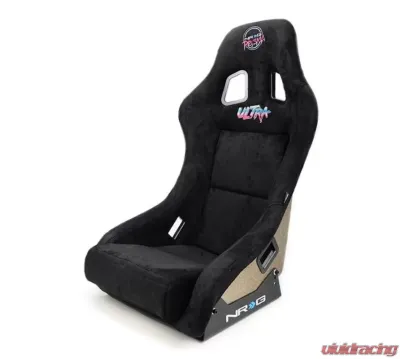 NRG Ultra Edition Bucket Seat Fiber Glass Medium Black - FRP-303BK-ULTRA