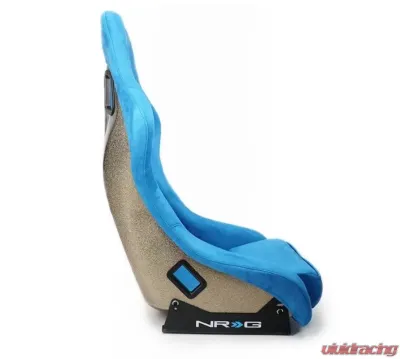 NRG Ultra Edition Bucket Seat Fiber Glass Medium Blue - FRP-303BL-ULTRA