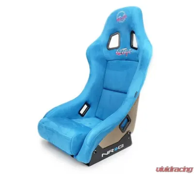 NRG Ultra Edition Bucket Seat Fiber Glass Medium Blue - FRP-303BL-ULTRA