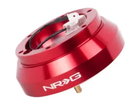 NRG Short Steering Wheel Adaptor Hub Red Nissan 240 | Nissan Skyline