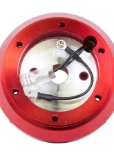 NRG Short Steering Wheel Adaptor Hub Red Nissan 240 | Nissan Skyline                                     - SRK-140H-RD - Image 2