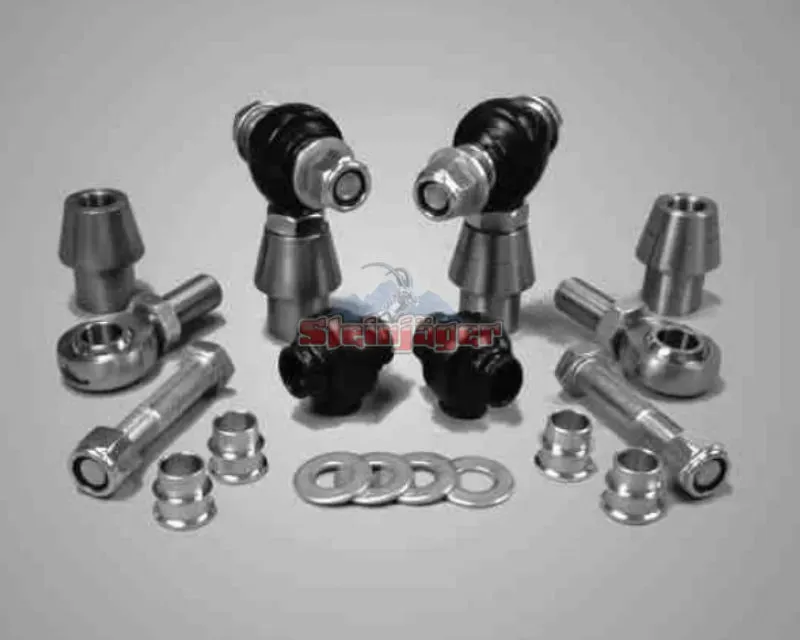 Steinjager Rod Ends Set 0.5-20 for 1.000 OD x .095 Ball ID 2HSS-16095-08-08-CC-ZZ 0.5-20 x 0.5 - J0001249