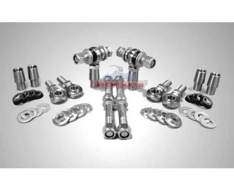 Steinjager Rod Ends Set 0.75-16 for 1.750 OD x .120 Ball ID 3HSS-28120-12-12-TT-YY 0.75-16 x 0.75 - J0005987