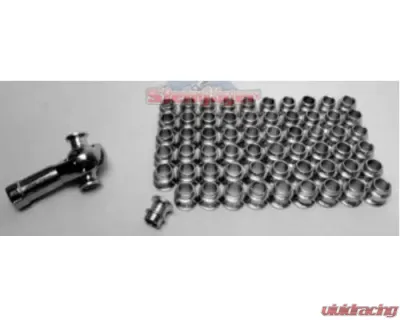 Steinjager 60 Pack HMBZC-8-6 High Misalignment Insert Plated Steel 0.5 x 0.375 - J0014197