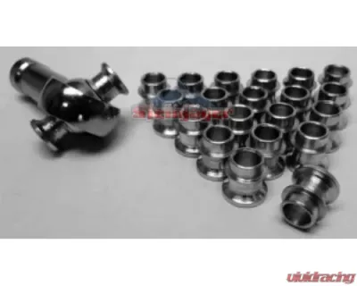 Steinjager 20 Pack HMBZC-M12-M10 High Misalignment Insert Plated Steel 12mm x 10mm - J0014202