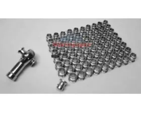 Steinjager 80 Pack HMBZC-M12-M10 High Misalignment Insert Plated Steel 12mm x 10mm