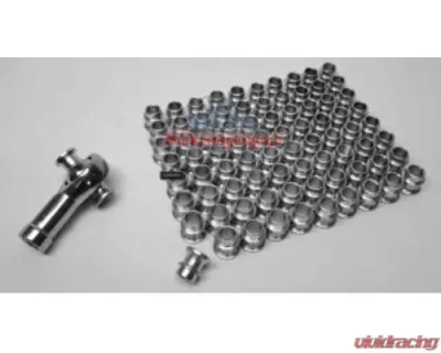 Steinjager 80 Pack HMBZC-M12-M10 High Misalignment Insert Plated Steel 12mm x 10mm - J0014206