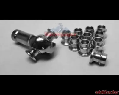Steinjager 10 Pack HMBZC-6-5 High Misalignment Insert Plated Steel 0.375 x 0.3125 - J0014227