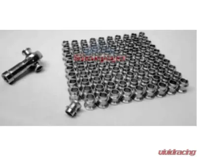 Steinjager 100 Pack HMBZC-6-5 High Misalignment Insert Plated Steel 0.375 x 0.3125 - J0014228