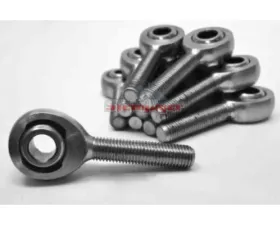 Steinjager 10 Pack MXM-12-8 Spherical Rod Ends Bearing Male 0.75-16 RH x 0.5 Ball ID Slotted Nylon Bearing Race Bright Chrome Plated Finish