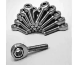 Steinjager 25 Pack MXM-10 Spherical Rod Ends Bearing Male 0.625-18 RH x 0.625 Ball ID Slotted Nylon Bearing Race Bright Chrome Plated Finish