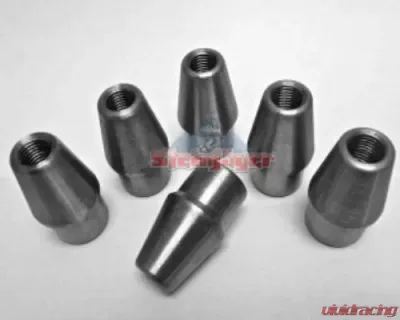Steinjager 6 Pack WTF-16L-1.235 1 inch - 14 LH 4130 Chrome Moly Weldable Thread Bung Fits 1.750 OD x 0.250 with Tubing - J0015213