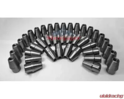 Steinjager 40 Pack WTF-8L-0.744 0.5-20 LH 4130 Chrome Moly Weldable Thread Bung Fits 0.875 OD x 0.058 with Tubing - J0015236