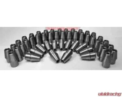 Steinjager 50 Pack WTF-8L-0.855 0.5-20 LH 4130 Chrome Moly Weldable Thread Bung Fits 1.000 OD x 0.065 with Tubing - J0015242