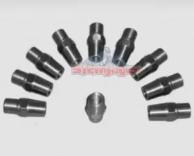 Steinjager 10 Pack WTFH-12L-1.245 0.75-16 LH 4130 Chrome Moly Weldable Thread Bung with Wrench Flats Fits 1.500 OD x 0.120 with Tubing