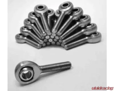 Steinjager 150 Pack MXM-10 Spherical Rod Ends Bearing Male 0.625-18 RH x 0.625 Ball ID Slotted Nylon Bearing Race Bright Chrome Plated Finish - J0029674