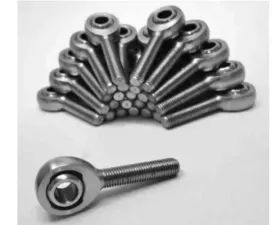 Steinjager 100 Pack with 50 RH MXM-10 and 50 LH MXM-10 Rod Ends Spherical Rod Ends Bearing Male 0.625-18 x 0.625 Ball ID Slotted Nylon Bearing Race Bright Chrome Plated Finish