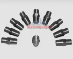 Steinjager 10 Pack Threaded Insert Weldable WTFH-11R-0.995 1.50 inch Hex Fits 1.250 OD x 0.120 with Tubing 0.6875-18 RH Thread