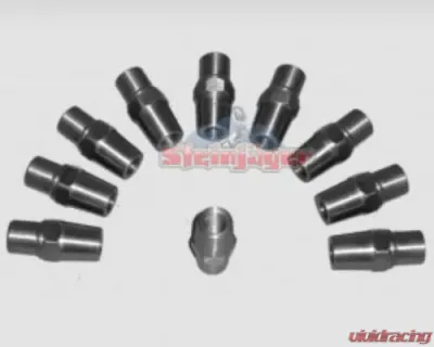 Steinjager 10 Pack Threaded Insert Weldable WTFH-11R-0.995 1.50 inch Hex Fits 1.250 OD x 0.120 with Tubing 0.6875-18 RH Thread - J0030835