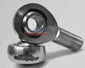 Steinjager 50 Pack SJ-MXML-20-16 Private Labeled 1.25 inch -12 LH x 1.0 inch Bore 4130 Chrome Moly Spherical Rod Ends Bearing Bright Chrome Finish
