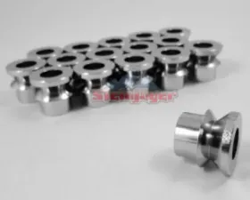 Steinjager 16 Pack HMBZC-16-10-A High Misalignment Insert Plated Steel 1 inch x 0.625 2.625 Width