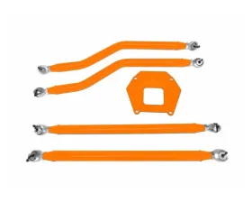Steinjager Rear Radius Arm High Clearance Kit Powder Coated in Fluorescent Orange Polaris RZR XP 1000 | RS1 2013-2016