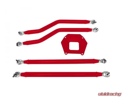 Steinjager Rear Radius Arm High Clearance Kit Powder Coated in Red Baron Polaris RZR XP 1000 | RS1 2013-2016 - J0047265