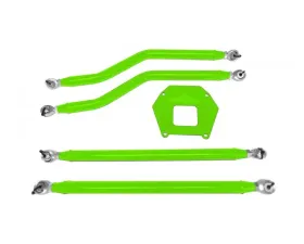 Steinjager Rear Radius Arm High Clearance Kit Powder Coated in Neon Green Polaris RZR XP 1000 | RS1 2013-2016