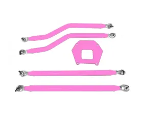 Steinjager Rear Radius Arm High Clearance Kit Powder Coated in Pinky Polaris RZR XP 1000 | RS1 2013-2016