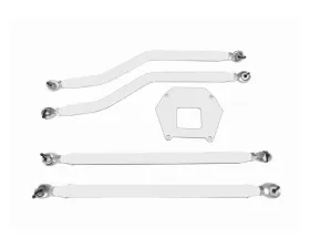 Steinjager Rear Radius Arm High Clearance Kit Powder Coated in Cloud White Polaris RZR XP 1000 | RS1 2013-2016
