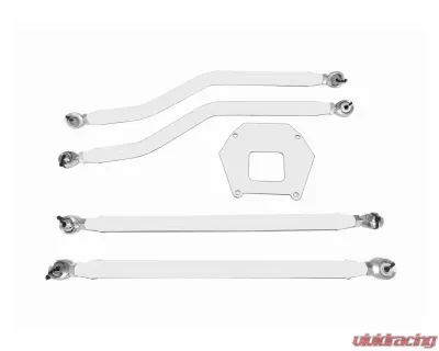 Steinjager Rear Radius Arm High Clearance Kit Powder Coated in Cloud White Polaris RZR XP 1000 | RS1 2013-2016 - J0047276