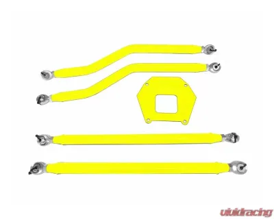 Steinjager Rear Radius Arm High Clearance Kit Powder Coated in Neon Yellow Polaris RZR XP 1000 | RS1 2013-2016 - J0047277