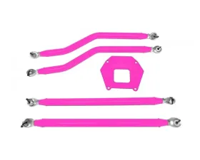 Steinjager Rear Radius Arm High Clearance Kit Powder Coated in Hot Pink Polaris RZR XP 1000 | RS1 2013-2016