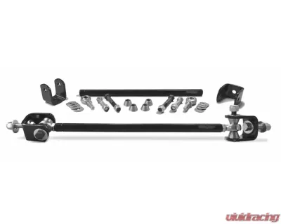 Steinjager Drop Clevises Included Sway Bar End Links 1/2-20 10.60 Inches Long Steel Housing, PTFE Race Heims Powder Coated Steel Tube - J0015643