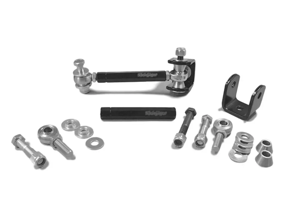 Steinjager Drop Clevises Included Sway Bar End Links 5/8-18 11.13 Inches Long Steel Housing, PTFE Race Heims Powder Coated Steel Tube - J0015725