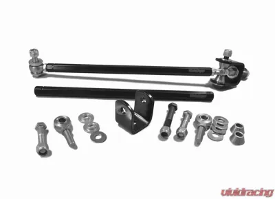 Steinjager Drop Clevises Included Sway Bar End Links 3/8-24 14.50 Inches Long Steel Housing, PTFE Race Heims Powder Coated Steel Tube - J0015913