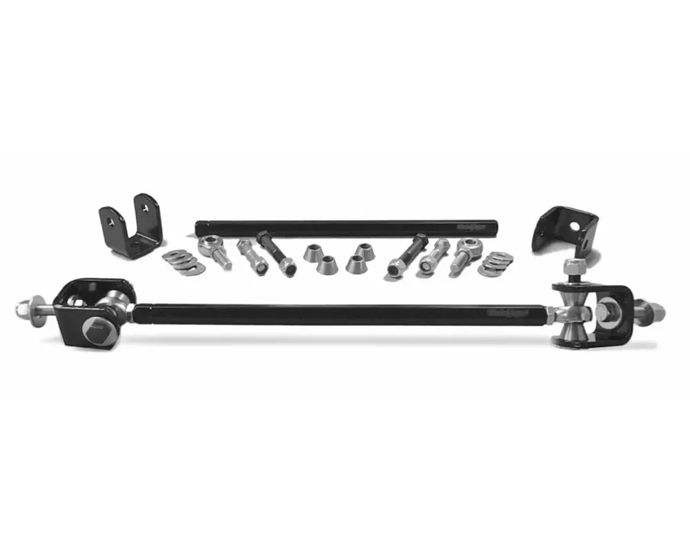Steinjager Drop Clevises Included Sway Bar End Links M10 x 1.50 637mm Long Steel Housing, PTFE Race Heims Powder Coated Steel Tube - J0017786