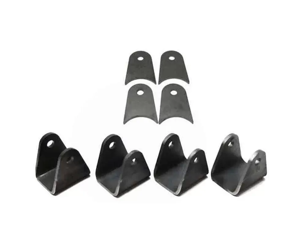 Steinjager Tabs and Clevises, Weld On 4 Link Tab and Clevis Kits 0.563 Bore 3.50 Axle Diameter 3.00 Inch Clevis Jaw 3.50 Axle Tab Length 4 Axle Tabs, 4 Clevis Tabs - J0005676