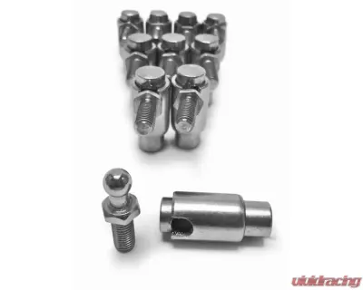 Steinjager Quick Disconnect Plated Steel Cable Ball Joints 3/8-24 10 Pack - J0012076